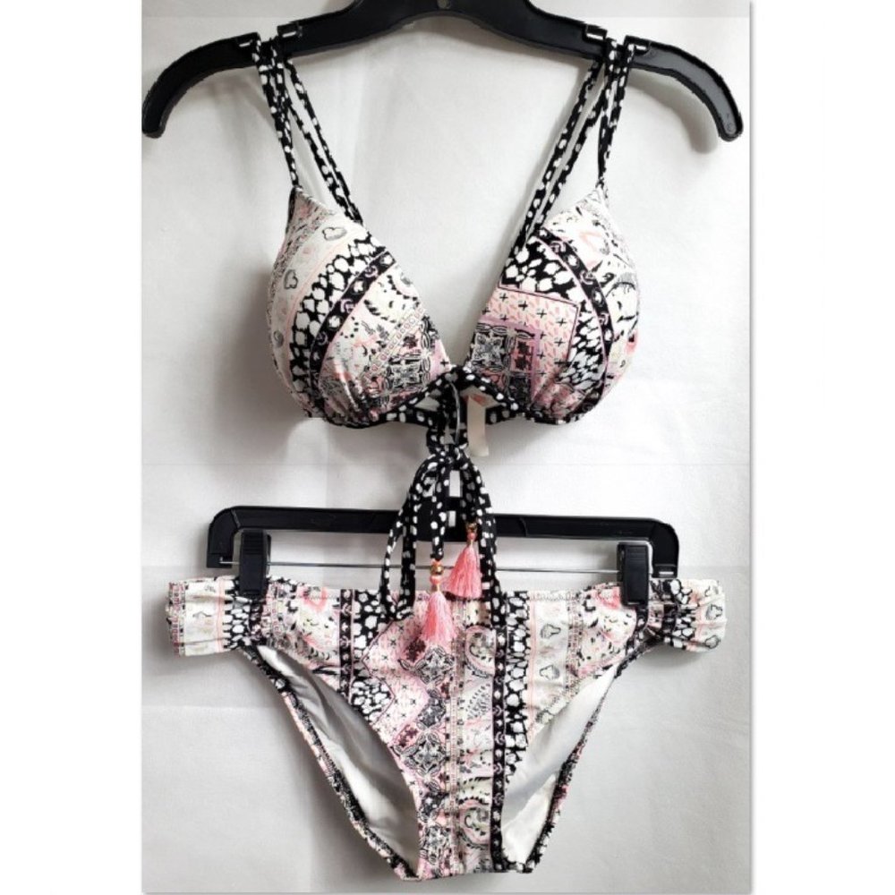 Victoria's Secret Knock Out Metallic Foil Bikini